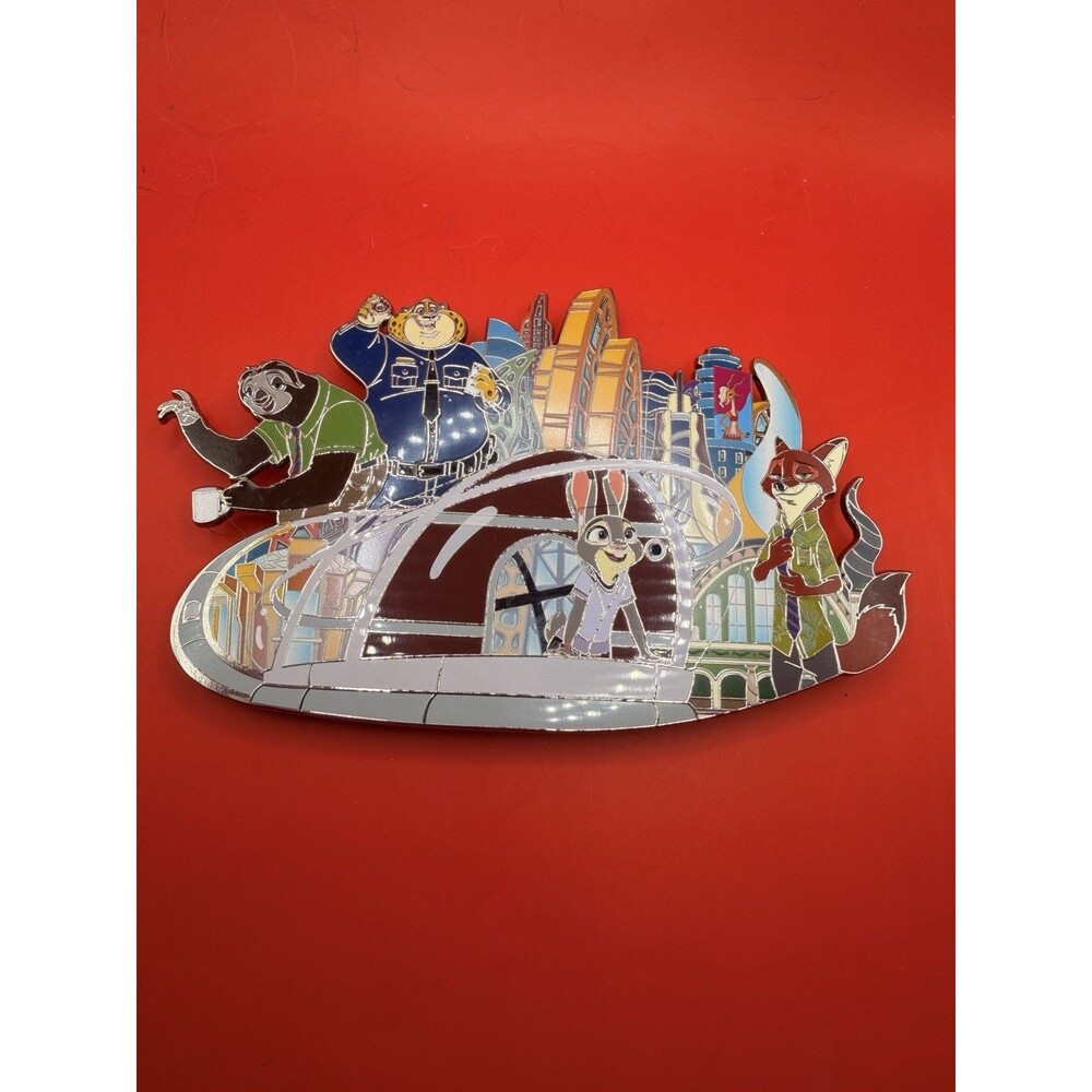 Disney WDI MOG Zootopia 10th Anniversary Jumbo Pin LE300